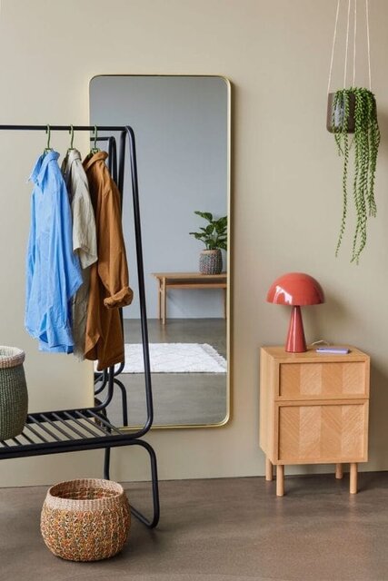 Hubsch Mush tafellamp mini rood - 962054 Hubsch Mush tafellamp mini rood - 962054