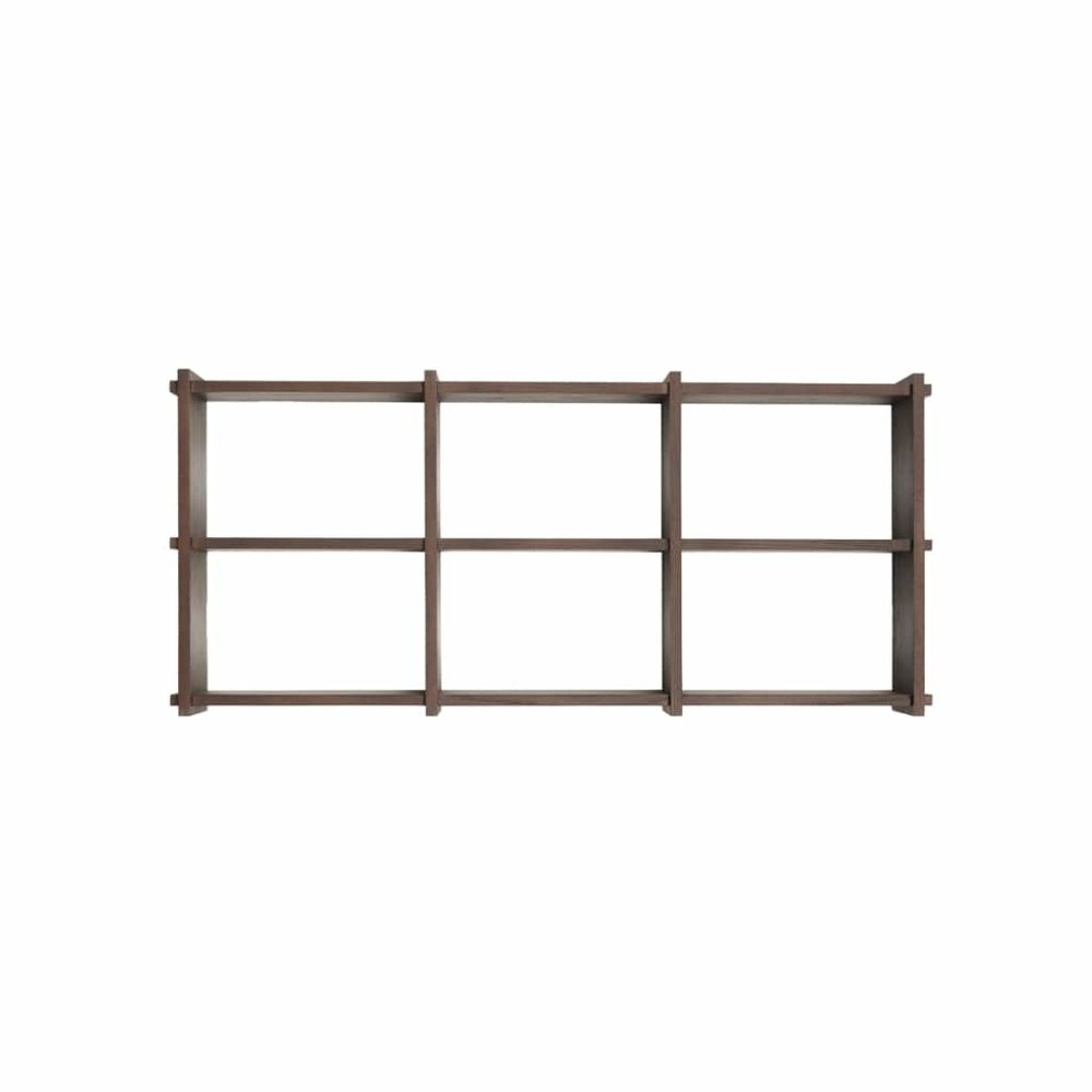 OYOY Grid Wandregal S dunkelbraun - L300951 OYOY Grid Wandregal S dunkelbraun - L300951