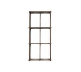 OYOY Grid wall rack S dark brown OYOY Grid wall rack S dark brown