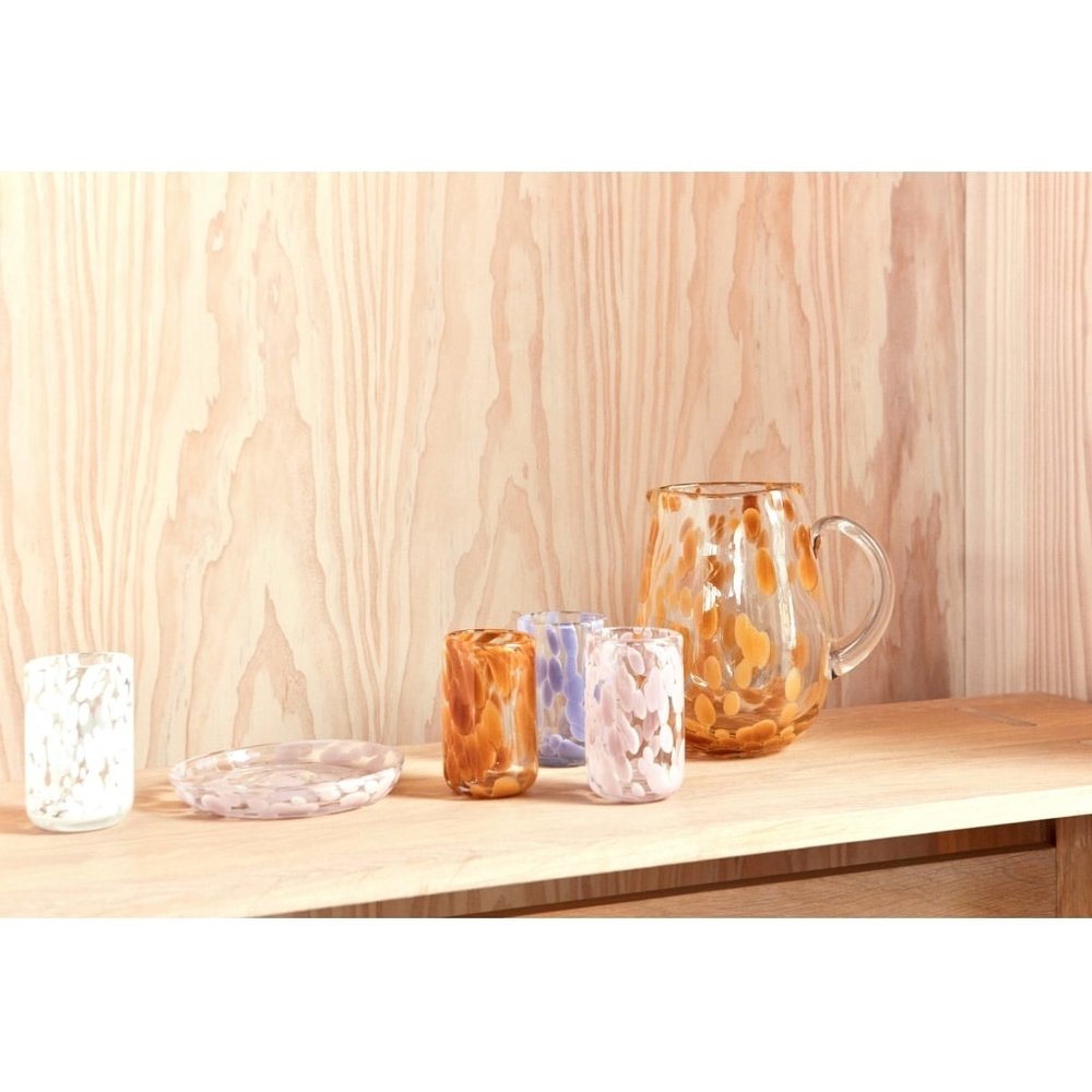 OYOY Jali glas lavendel sæt med 6 dele - L300374 OYOY Jali glas lavendel sæt med 6 dele - L300374