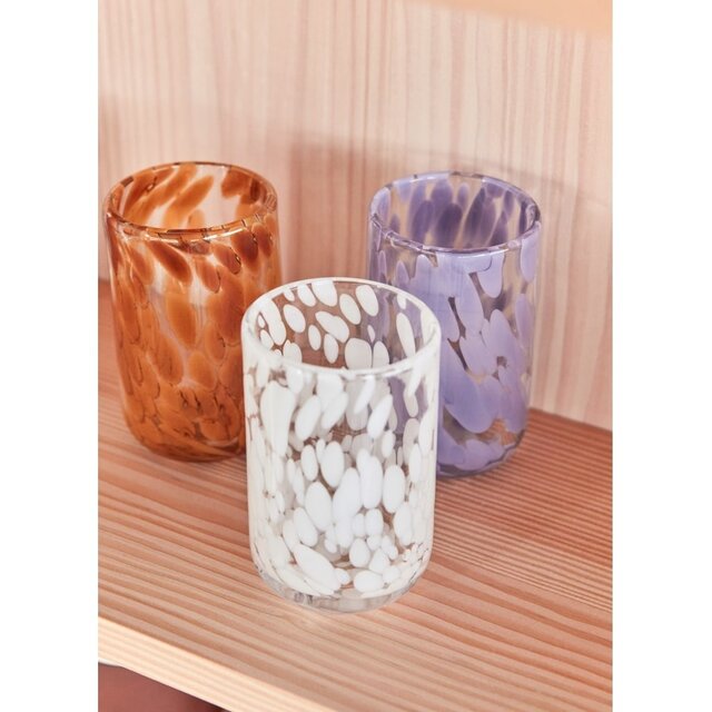 OYOY Jali glazen wit set van 6 stuks - L300376