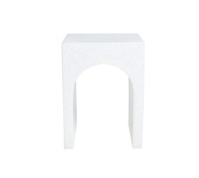 OYOY Sgabello riciclato Siltaa bianco