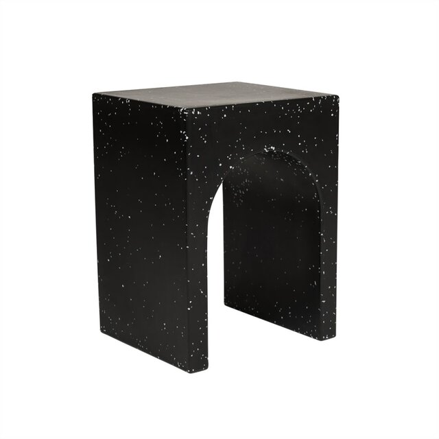 OYOY Siltaa recycled stool black - L300853