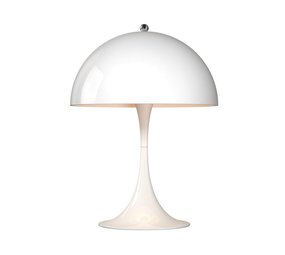 Panthella Midi 320 Table Lamp , Opal grey, Louis Poulsen