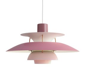 Louis Poulsen PH 5 hängande lampa nyanser av ros Louis Poulsen PH 5 hängande lampa nyanser av ros