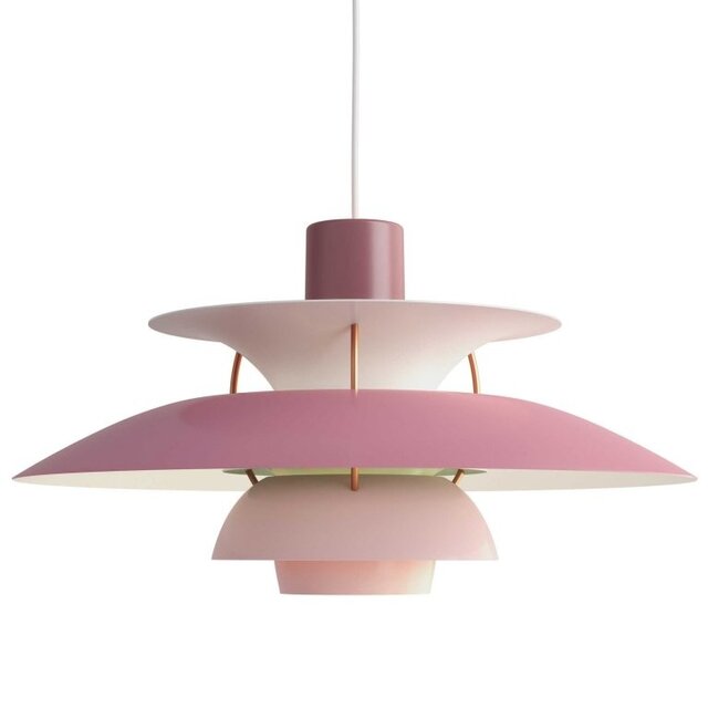 Louis Poulsen PH 5 hængelampe nuancer af rose - 5741099799