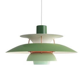 Louis Poulsen PH 5 hängande lampa nyanser av grönt Louis Poulsen PH 5 hängande lampa nyanser av grönt