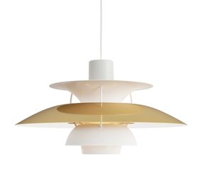 Louis Poulsen Lampada a sospensione PH 5 in ottone