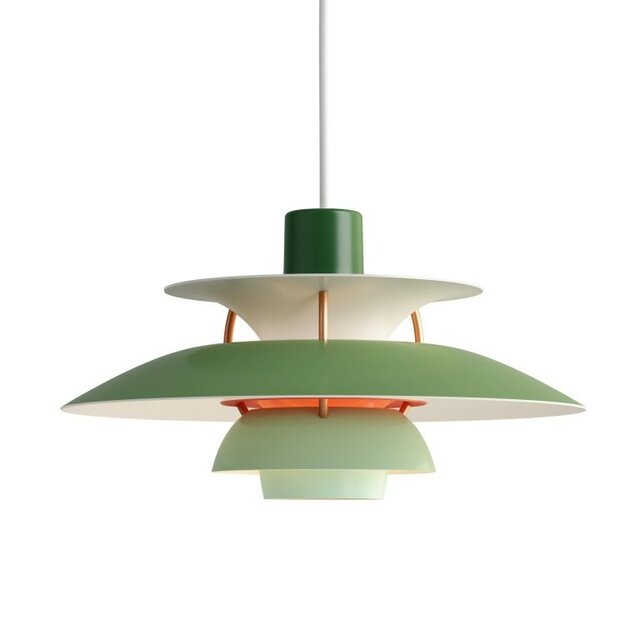 Louis Poulsen PH 5 mini hanglamp hues of green - 5741095117 Louis Poulsen PH 5 mini hanglamp hues of green - 5741095117