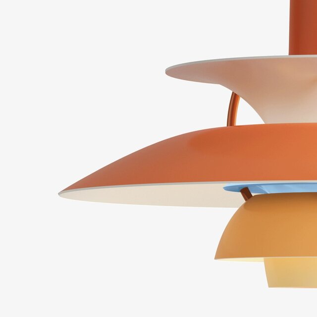 Louis Poulsen PH 5 mini hanglamp hues of orange - 5741095081 Louis Poulsen PH 5 mini hanglamp hues of orange - 5741095081