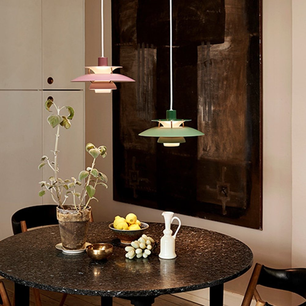 Louis Poulsen Suspension PH 5 mini teintes de rose - 5741095094