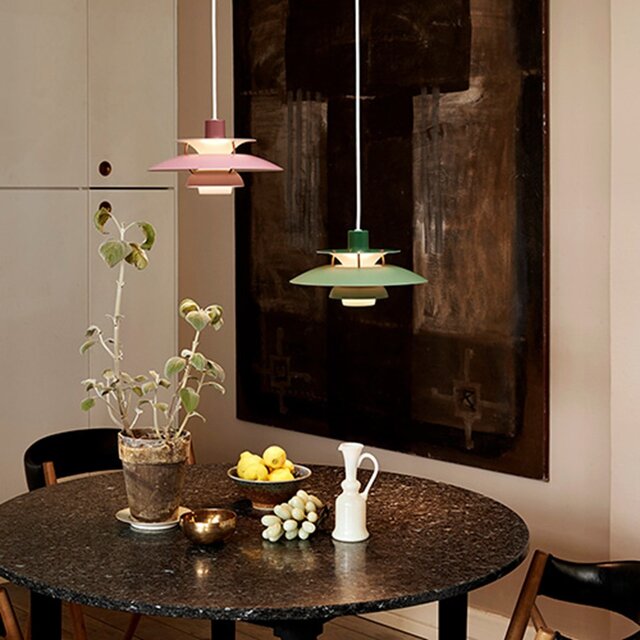 Louis Poulsen PH 5 mini hängande lampa nyanser av rosa - 5741095094