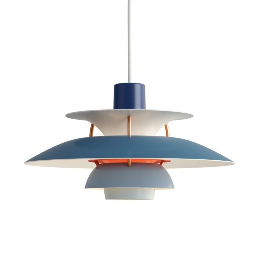 Louis Poulsen PH 5 mini hanglamp hues of blue - 5741095120 Louis Poulsen PH 5 mini hanglamp hues of blue - 5741095120