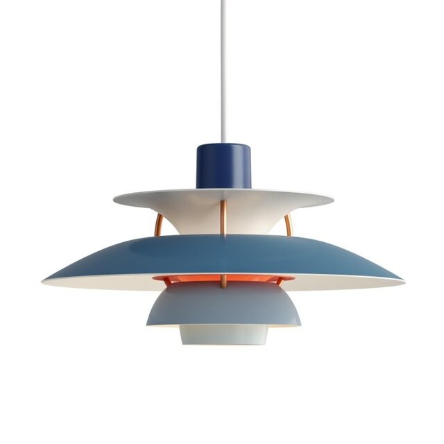 Louis Poulsen PH 5 mini hängande lampa nyanser av blå - 5741095120