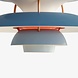 Louis Poulsen PH 5 mini hanglamp hues of blue - 5741095120 Louis Poulsen PH 5 mini hanglamp hues of blue - 5741095120