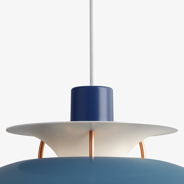 Louis Poulsen PH 5 mini hängande lampa nyanser av blå - 5741095120