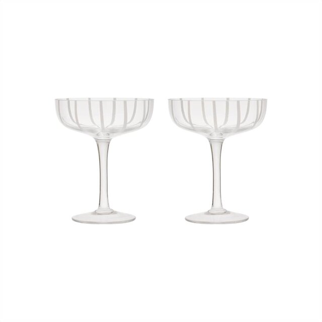 OYOY Bicchieri Mizu bianchi set 4 pezzi - L300548