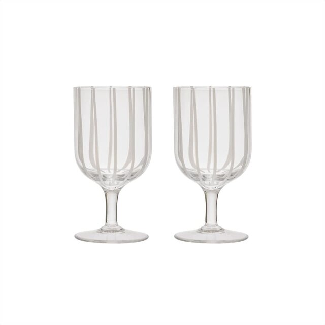 OYOY Mizu bicchieri vino bianco set 4 pezzi - L300546