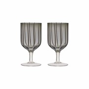 OYOY Mizu wijnglazen grijs set van 4 stuks - L300547 OYOY Mizu wijnglazen grijs set van 4 stuks - L300547