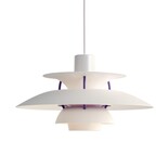 Louis Poulsen PH 5 mini suspension blanc classique - 5741095146 Louis Poulsen PH 5 mini suspension blanc classique - 5741095146