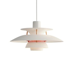 Louis Poulsen PH 5 mini suspension moderne blanc