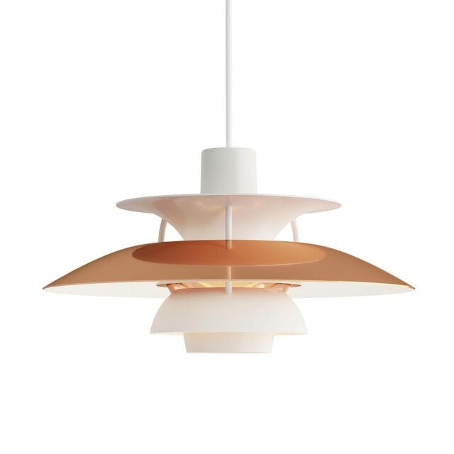 Louis Poulsen PH 5 mini hanging lamp copper - 5741099883 Louis Poulsen PH 5 mini hanging lamp copper - 5741099883