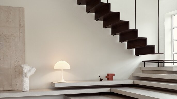 Louis Poulsen Panthella 400 bordlampe opal - 5744167042