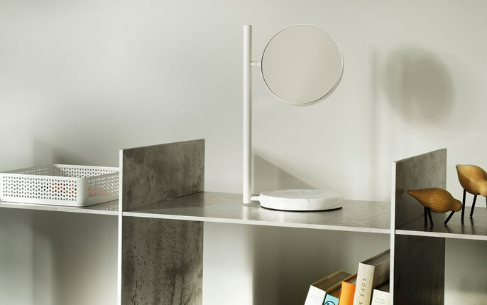 Normann Copenhagen Specchio Pose bianco - 605691 Normann Copenhagen Specchio Pose bianco - 605691