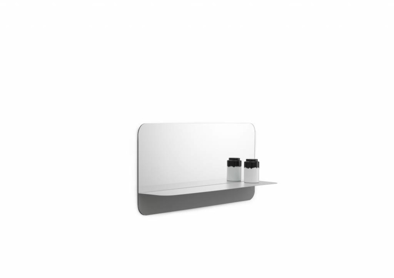 Normann Copenhagen Espejo Horizon horizontal acero inoxidable - 605711
