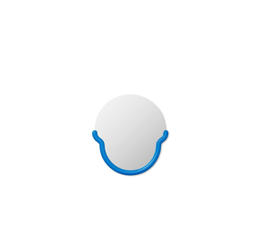 Normann Copenhagen Bogin spegel M blå Normann Copenhagen Bogin spegel M blå