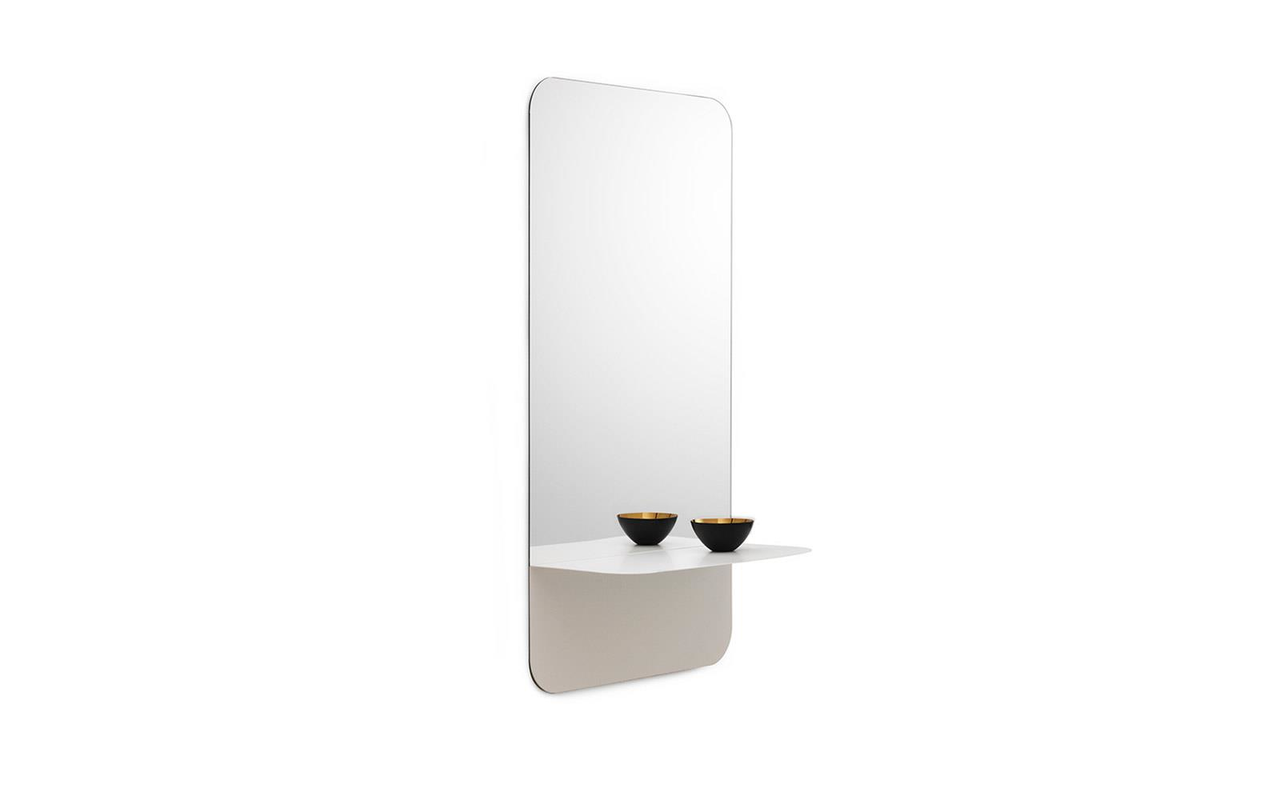 Normann Copenhagen Horizon spejl lodret hvid - 600988 Normann Copenhagen Horizon spejl lodret hvid - 600988