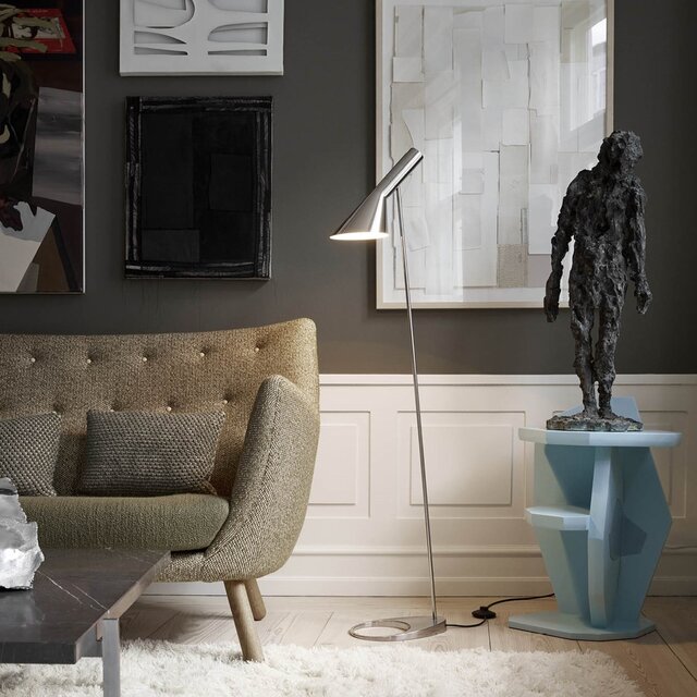 Louis Poulsen AJ staande lamp roestvrijstaal - 5744166425