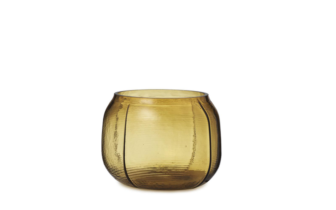 Normann Copenhagen Step vaas hoogte 16cm bruin - 102083