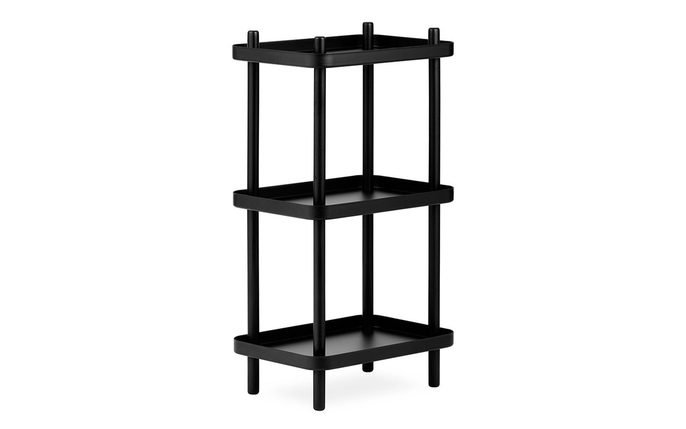Normann Copenhagen Bloc table/rack noir - 602193