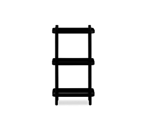 Normann Copenhagen Block table/rack black