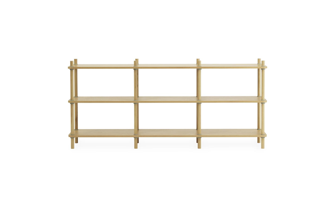 Normann Copenhagen Syltetøy bokhylle eik/grå - 602505 Normann Copenhagen Syltetøy bokhylle eik/grå - 602505