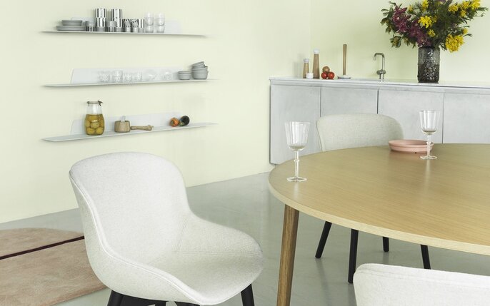 Normann Copenhagen Jet væghylde 160cm hvid - 600996