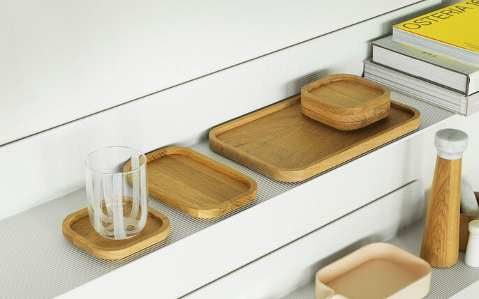 Normann Copenhagen Mensola da parete Jet 160 cm bianca - 600996