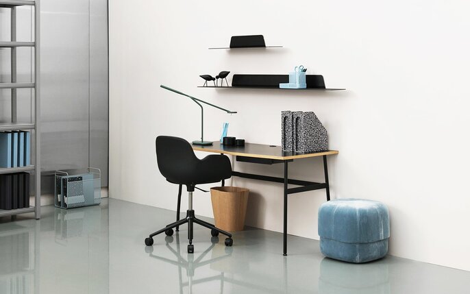 Normann Copenhagen Mensola Jet 80 cm nera - 600993