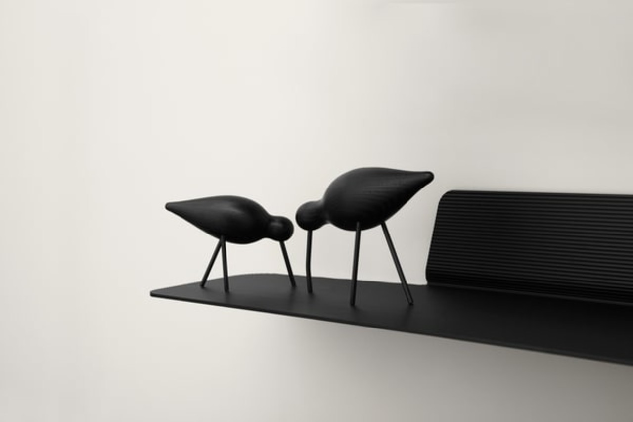 Normann Copenhagen Jet wandplank 80cm zwart - 600993 Normann Copenhagen Jet wandplank 80cm zwart - 600993