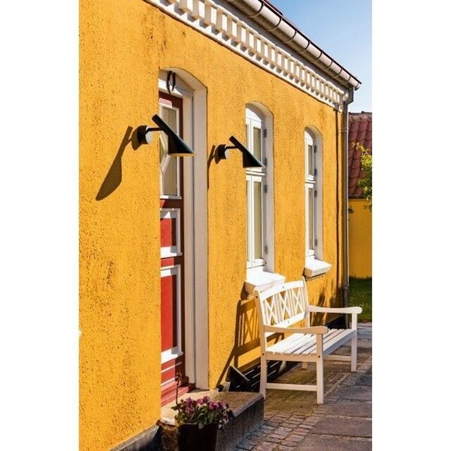 Louis Poulsen AJ 50 outdoor wandlamp zwart - 5743145803