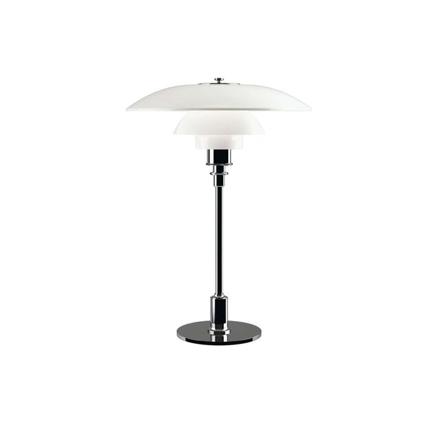 Louis Poulsen PH 3½-2½ Glastischlampe chrom - 5744166179