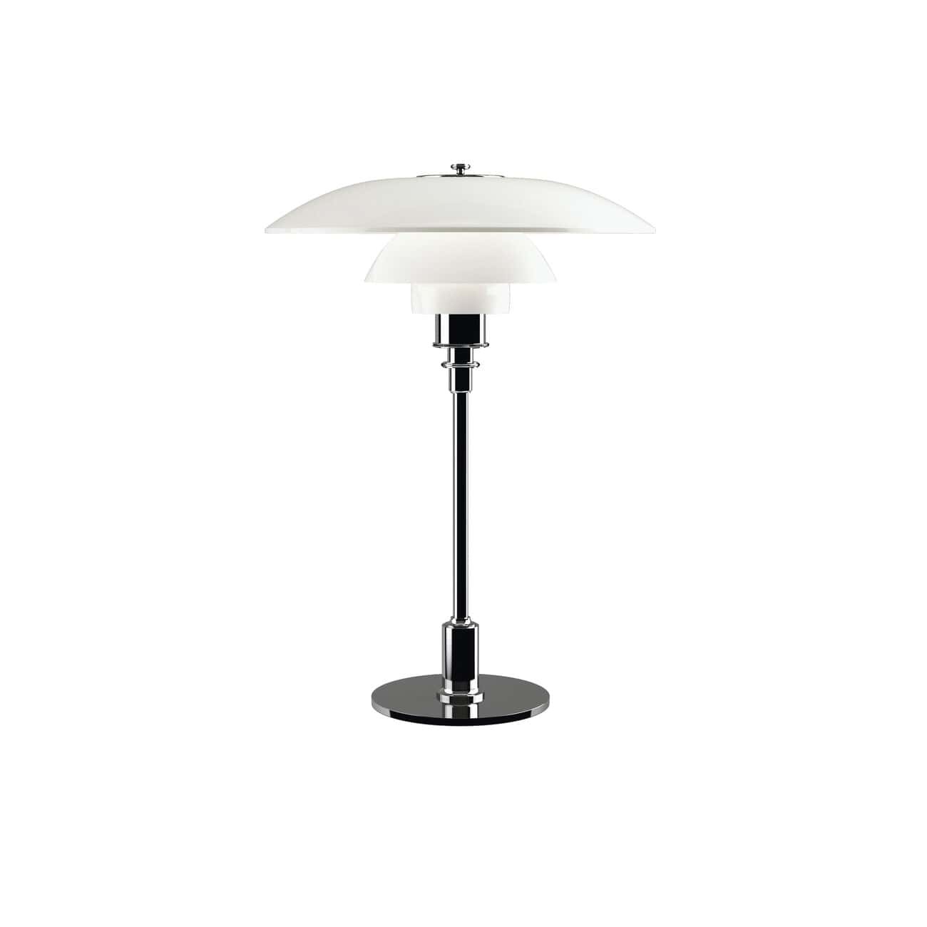 Louis Poulsen PH 3½-2½ glass table lamp chrome - 5744166179