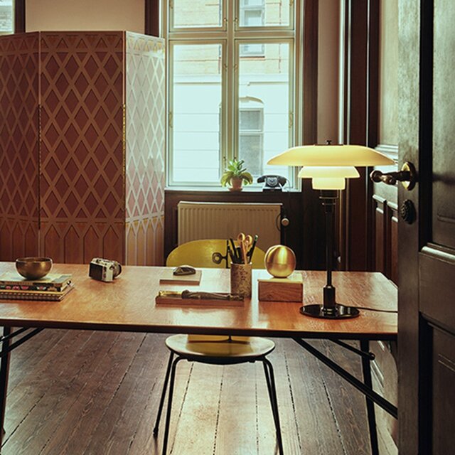Louis Poulsen PH 3½-2½ glas tafellamp zwart - 5744166195