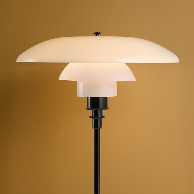 Louis Poulsen PH 3½-2½ glass table lamp black - 5744166195