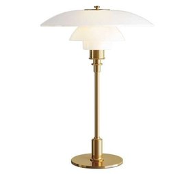 Louis Poulsen PH 3½-2½ glas bordlampe messing Louis Poulsen PH 3½-2½ glas bordlampe messing