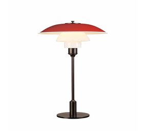 Louis Poulsen PH 3½-2½ tafellamp rood Louis Poulsen PH 3½-2½ tafellamp rood