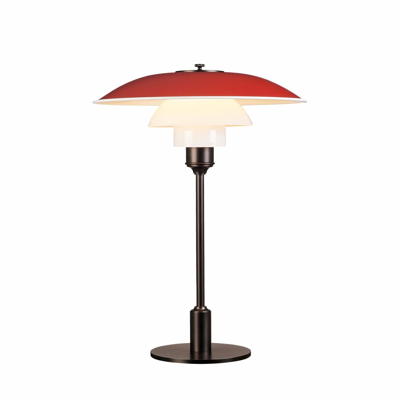 Louis Poulsen PH 3½-2½ Tischleuchte rot - 5744164883