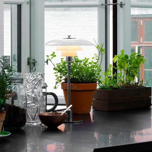 Louis Poulsen PH 2/1 bordslampa krom - 5744164278