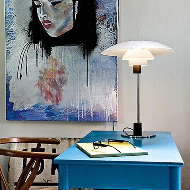 Louis Poulsen PH 4/3 Tischlampe Chrom - 5744615002
